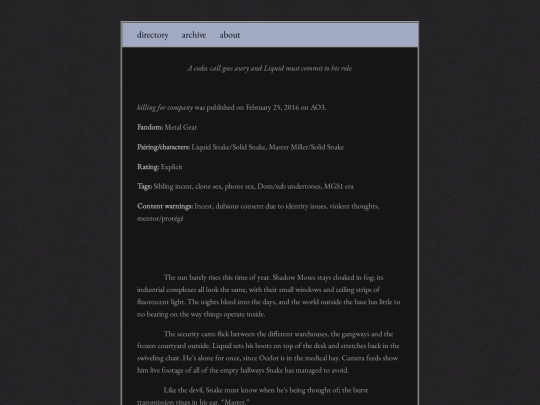 posts/company screenshot