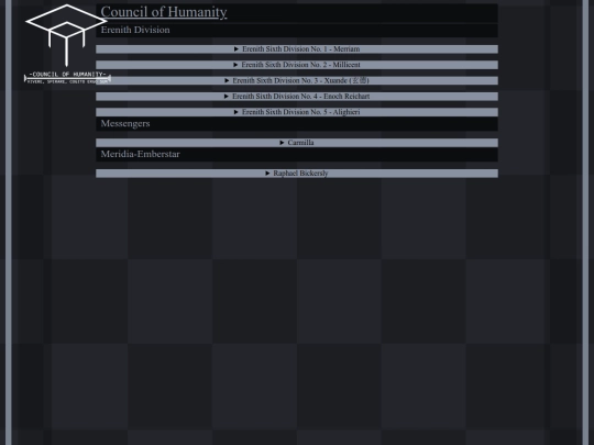 councilofhumanitycharacters screenshot