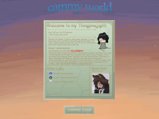 index screenshot