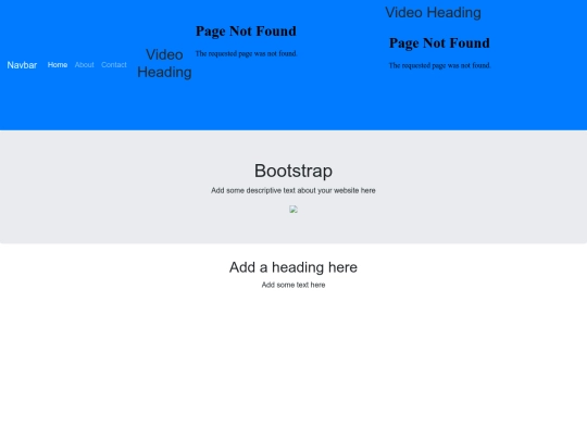 Bootstrap screenshot