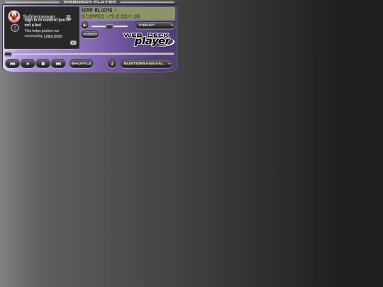 webdeck-player/SubAliensTest screenshot