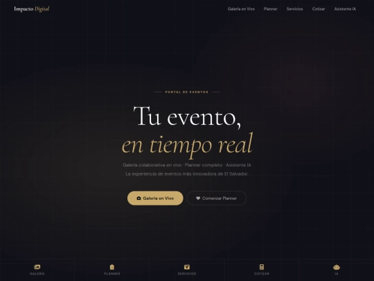 eventos screenshot