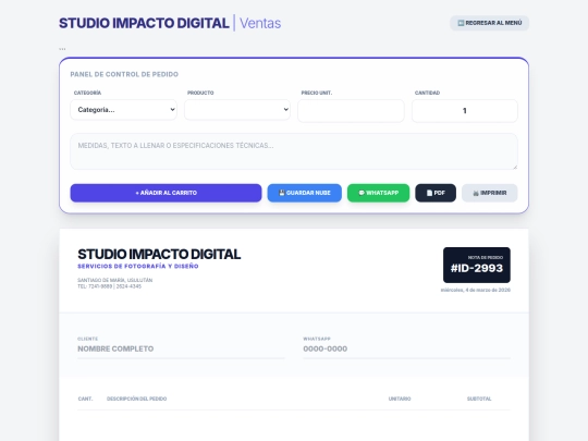 ventasrespaldo screenshot
