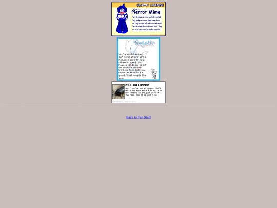 quizzes screenshot
