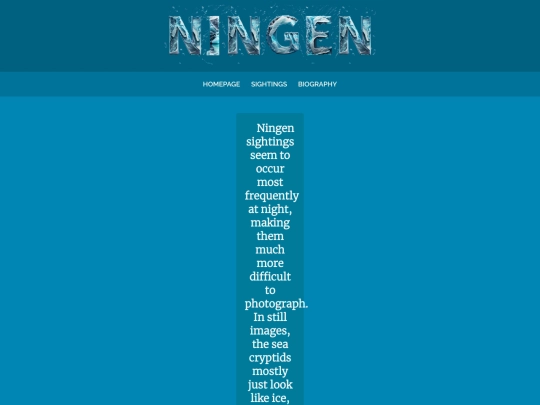 sightings screenshot