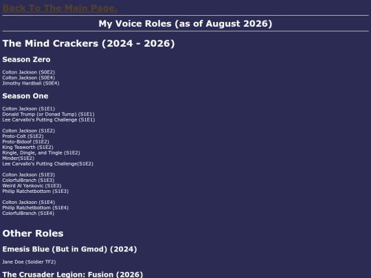 voiceroles screenshot