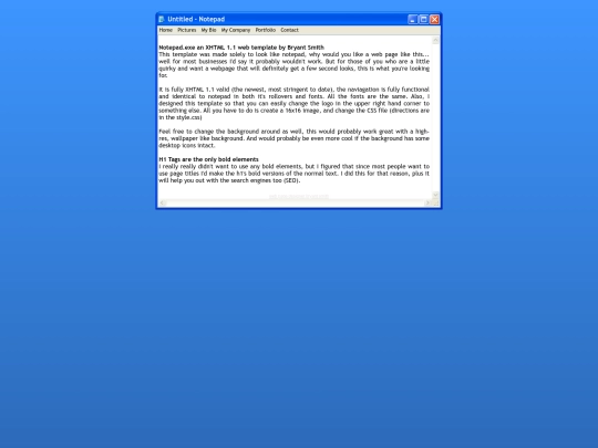 notepad screenshot