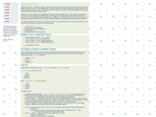 notes screenshot