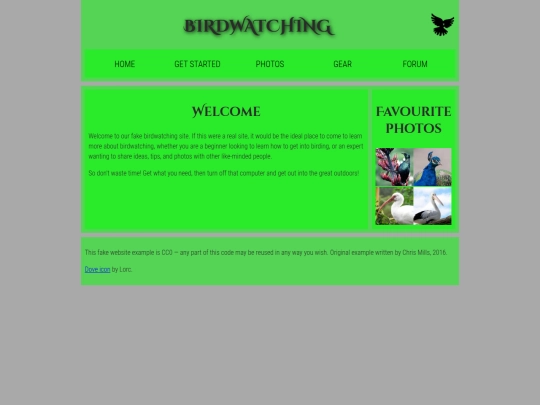 birdwatching screenshot