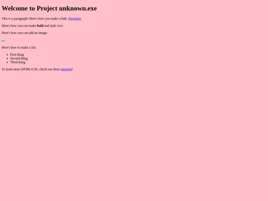 index screenshot