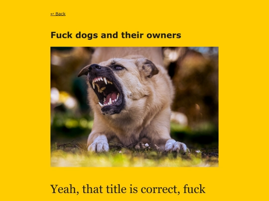 writings/hatepoints/fuckdogs screenshot