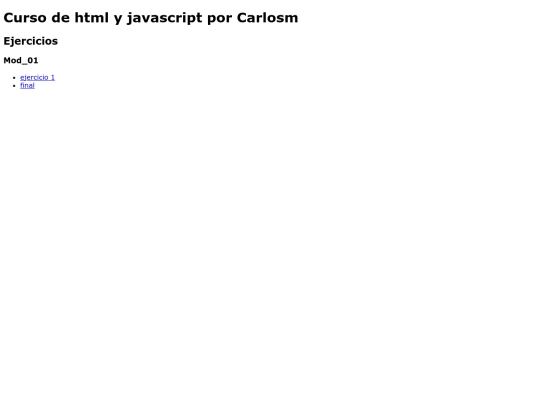 index screenshot