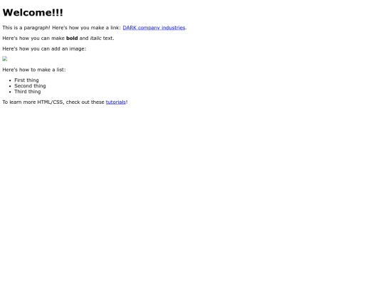 index screenshot