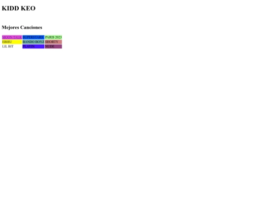 Tabla screenshot
