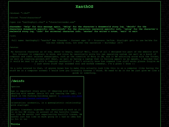 characters/xantho screenshot