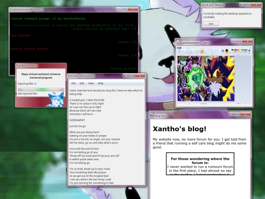 characters/xanthotest screenshot