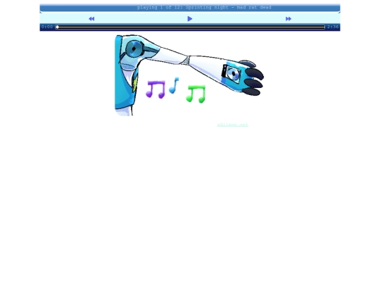 musicplayertest screenshot