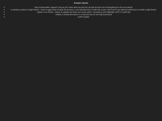 pixelcatsend/knownissues screenshot
