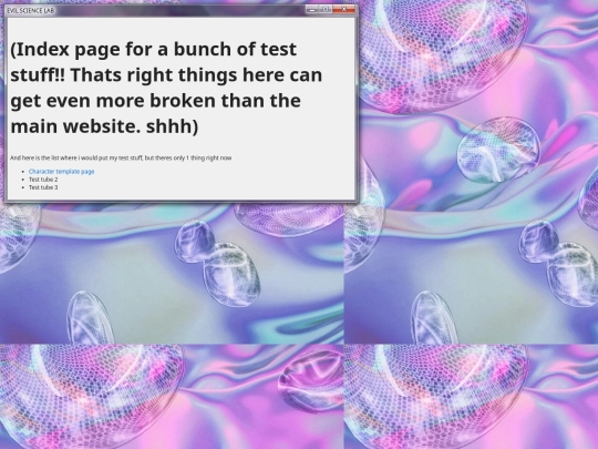 test screenshot