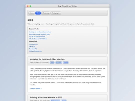 blog screenshot