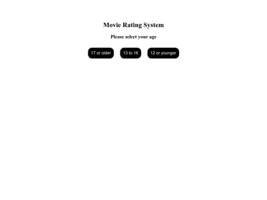 MovieRatingSystem screenshot
