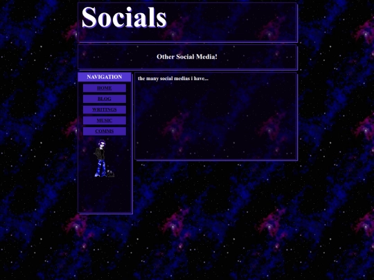 socials screenshot