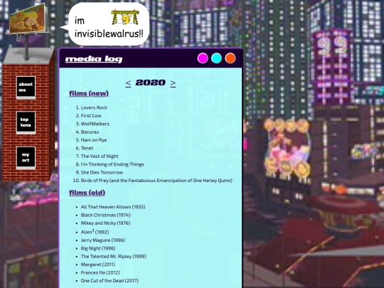 top_tens/2020 screenshot