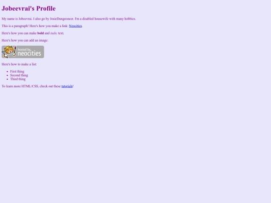 profile screenshot
