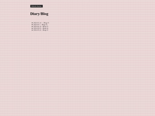 diary screenshot