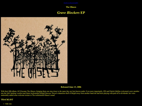 discography/entries/graveblockers screenshot