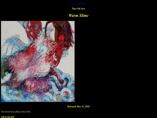 discography/entries/warmslime screenshot