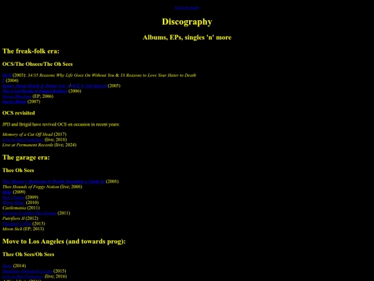 discography/main screenshot
