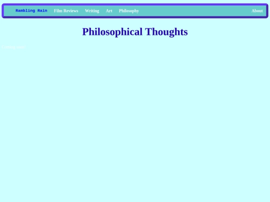 philosophy screenshot