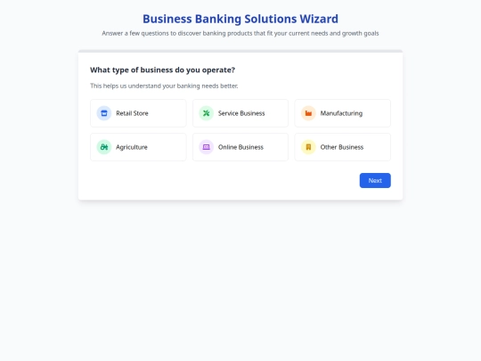 projects/BankWizard screenshot