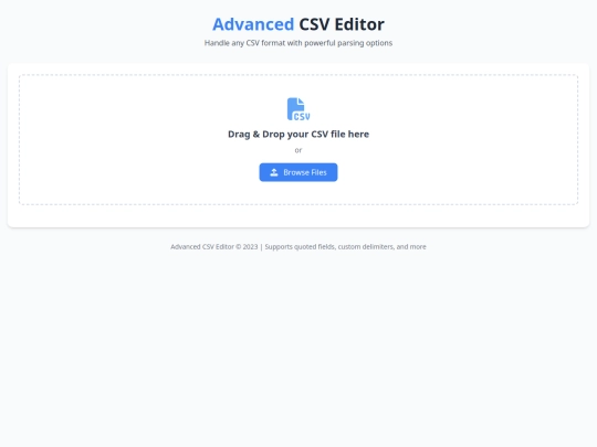 projects/CSVeditor screenshot