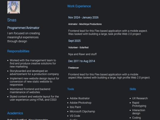 resume/res1 screenshot