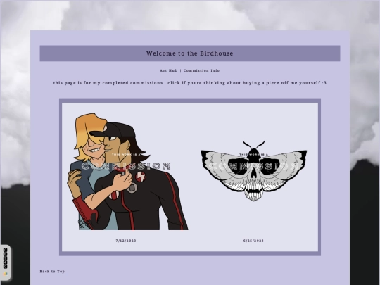 commissions-art screenshot