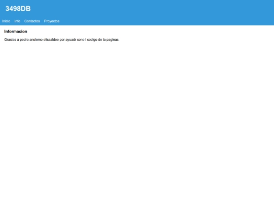 info screenshot