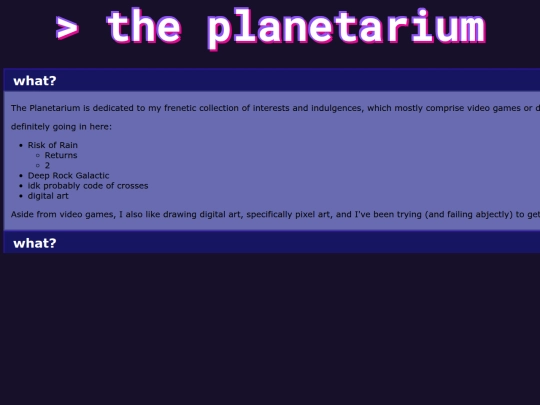 index screenshot