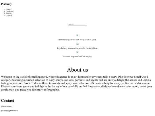 Perfumy screenshot
