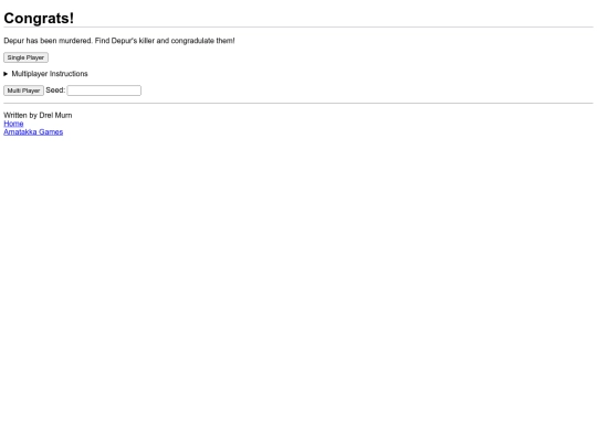 Amatakka/Congrats screenshot