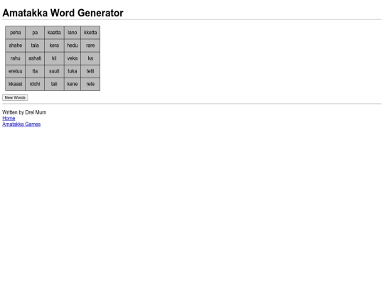Amatakka/NewWord screenshot
