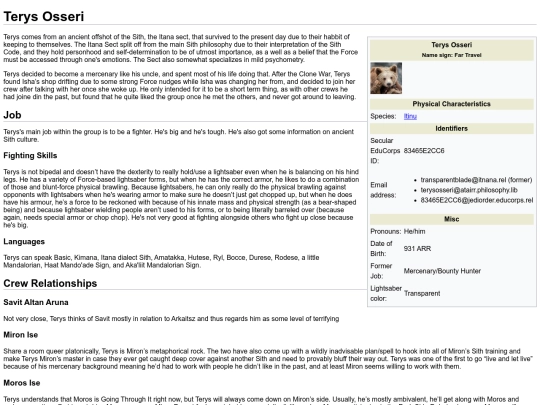 StarWars/Characters/TerysOsseri screenshot