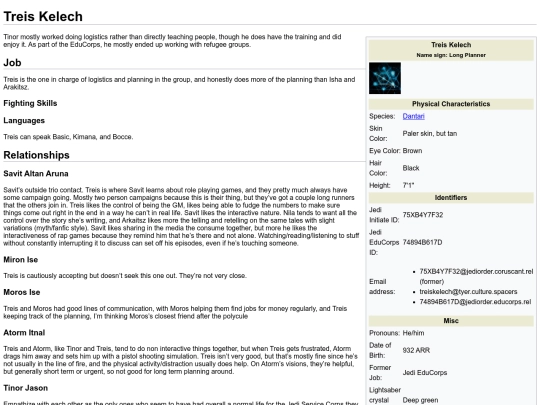 StarWars/Characters/TreisKelech screenshot