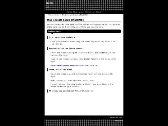 mcserver/mod/multimcinstall screenshot