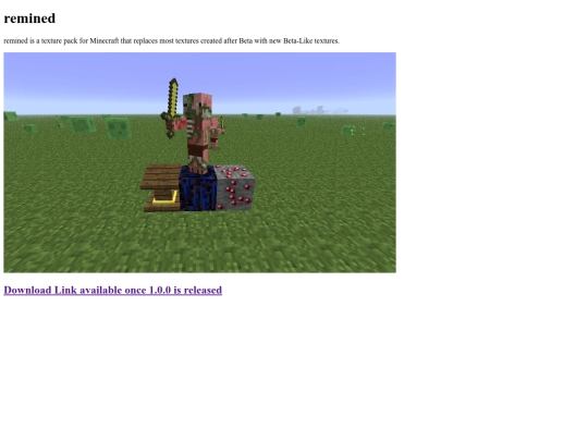 remined screenshot