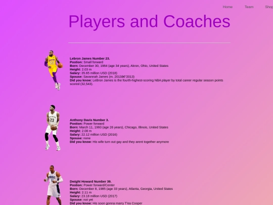 Playersandcoaches screenshot