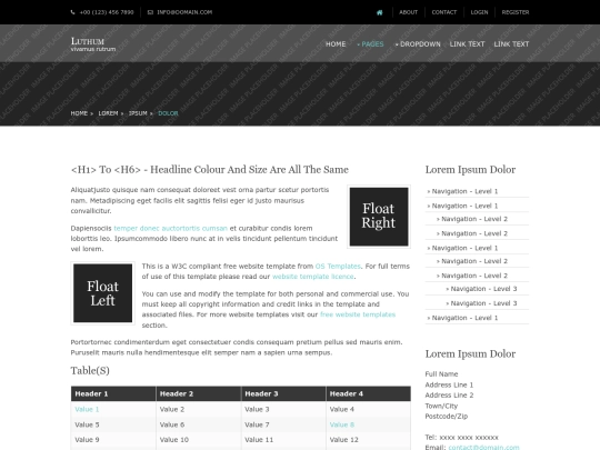 sis/pages/sidebar-right screenshot