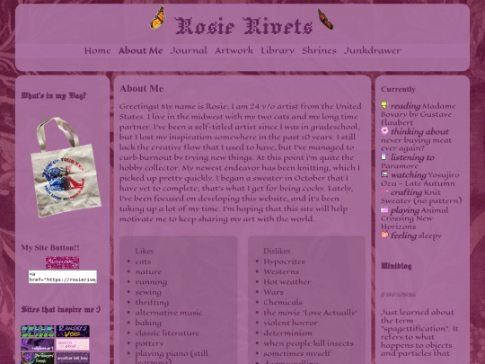 aboutme screenshot