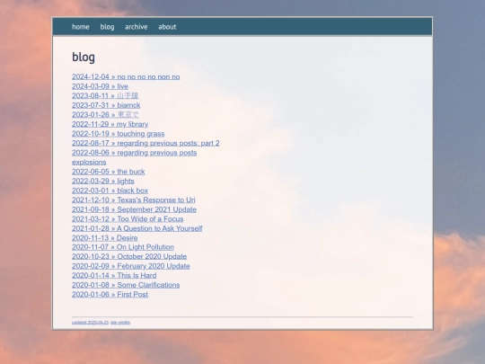 blog screenshot